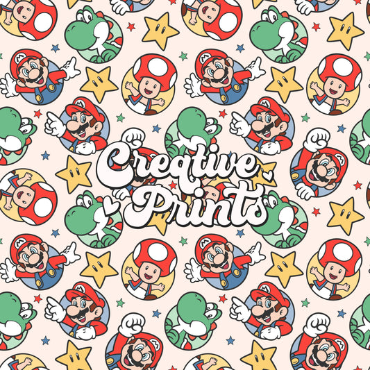 Cartoon video game seamless file