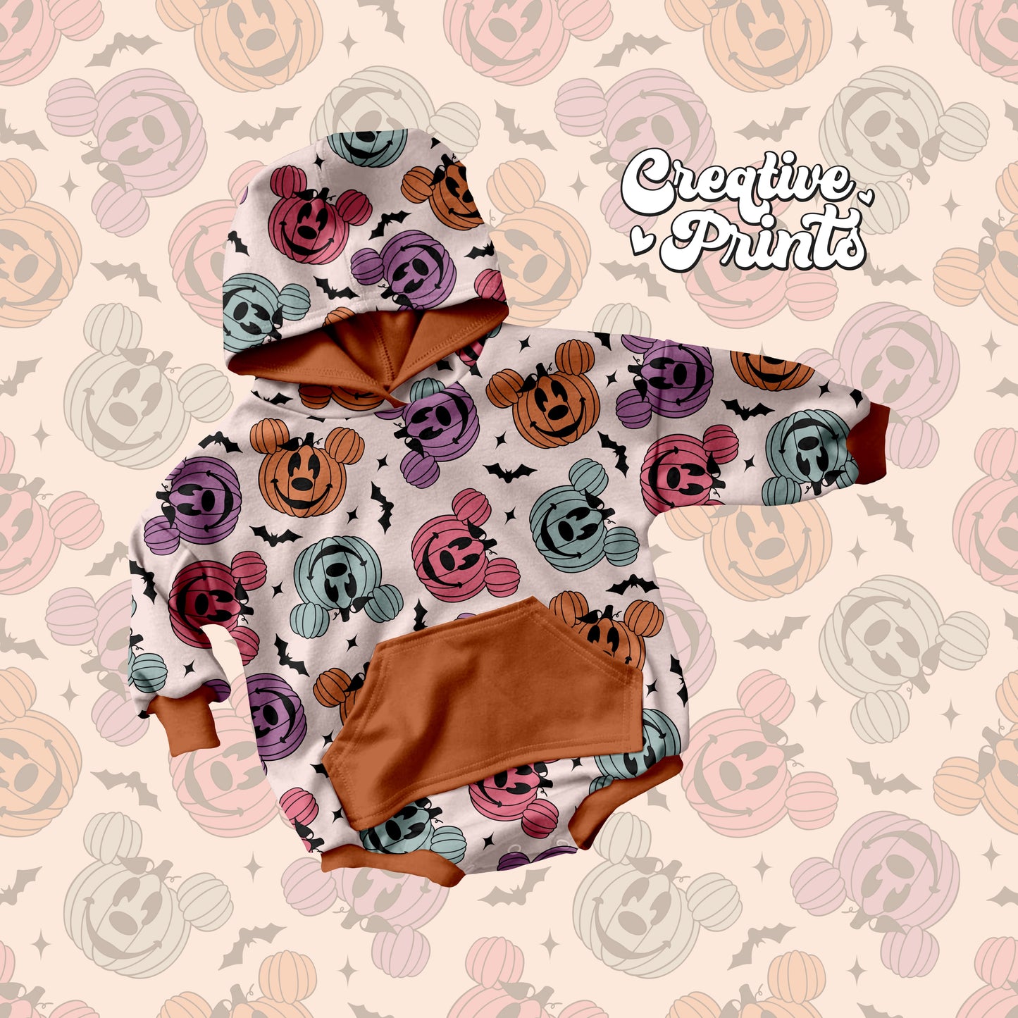 Mouse Pumpkin Seamless file