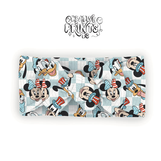 Mouse & Friends 4th of July seamless file