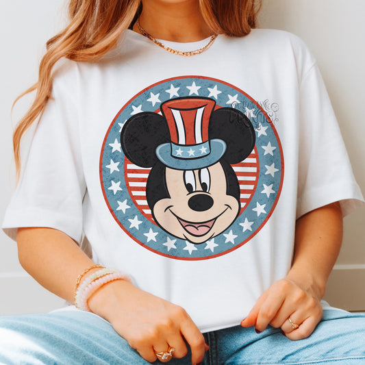 Mouse 4th of July PNG | 6 INDIVIDUAL files