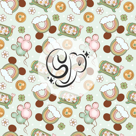 Magical St.Patrick’s day seamless file