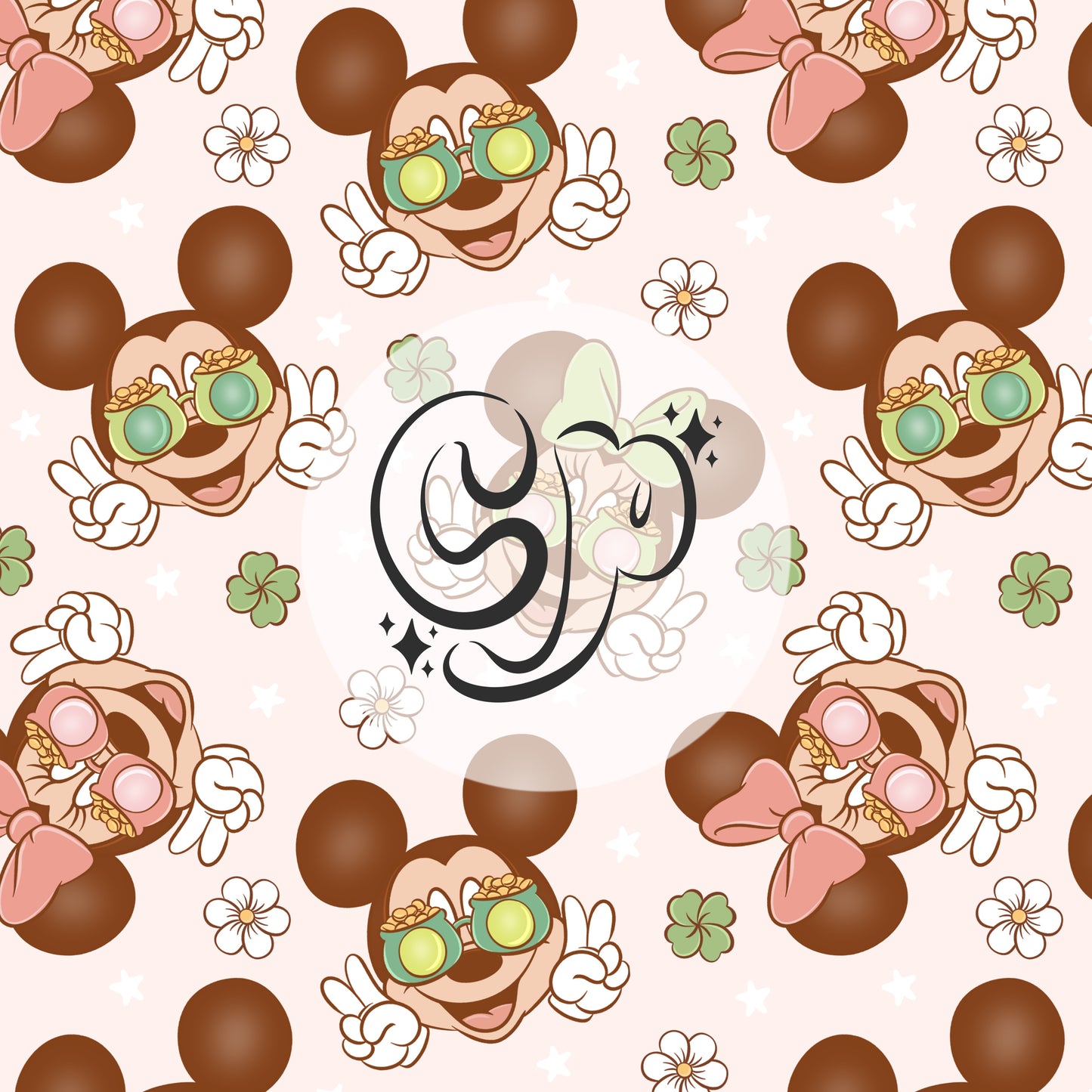 Magical Mouse St.Patrick’s day seamless file