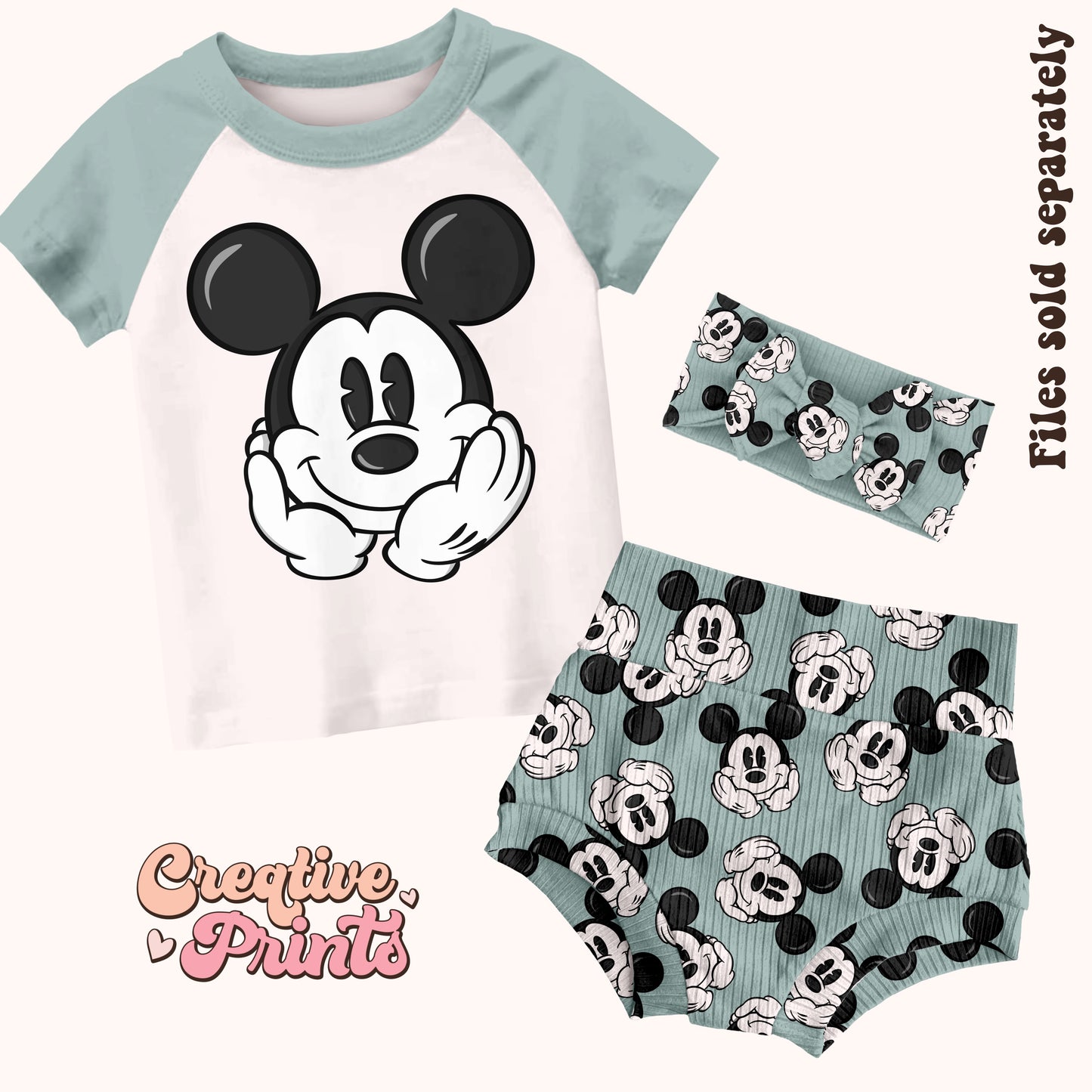 Vintage mouse sublimation PNG