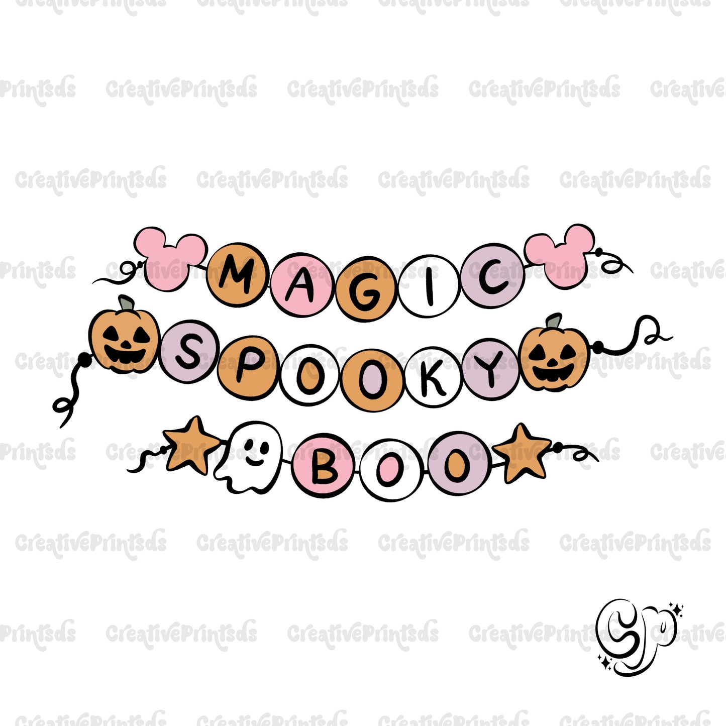 Magical Halloween Mouse Bracelets PNG