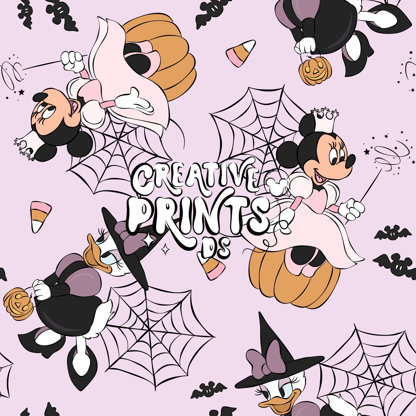 Magical Halloween Mouse & Friends Seamless file