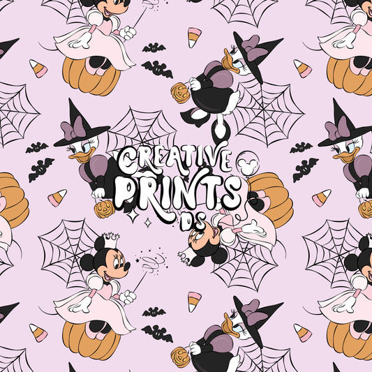 Magical Halloween Mouse & Friends Seamless file