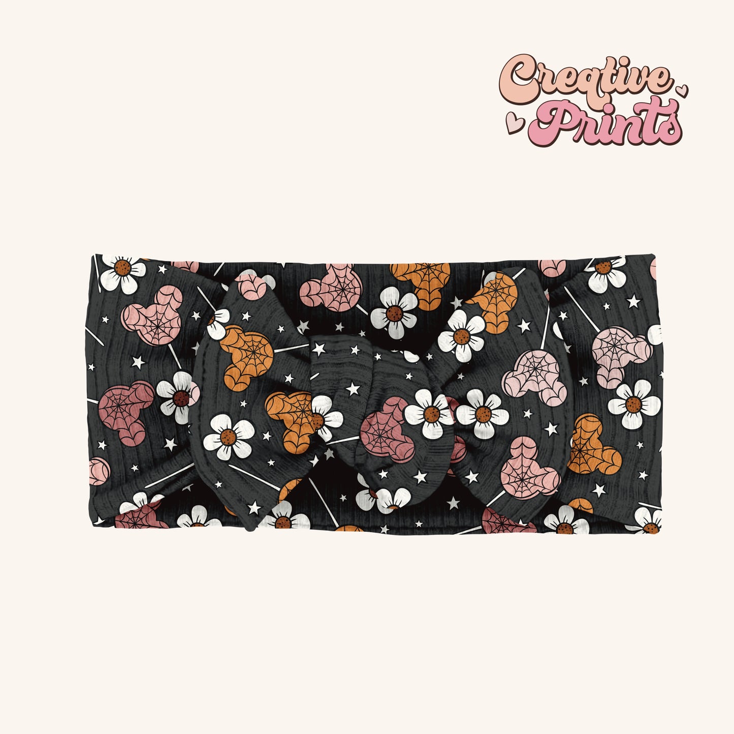 Halloween floral mouse candies seamless file - dark version