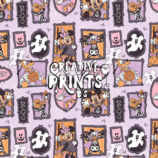 Magical Spooky Frames Seamless file