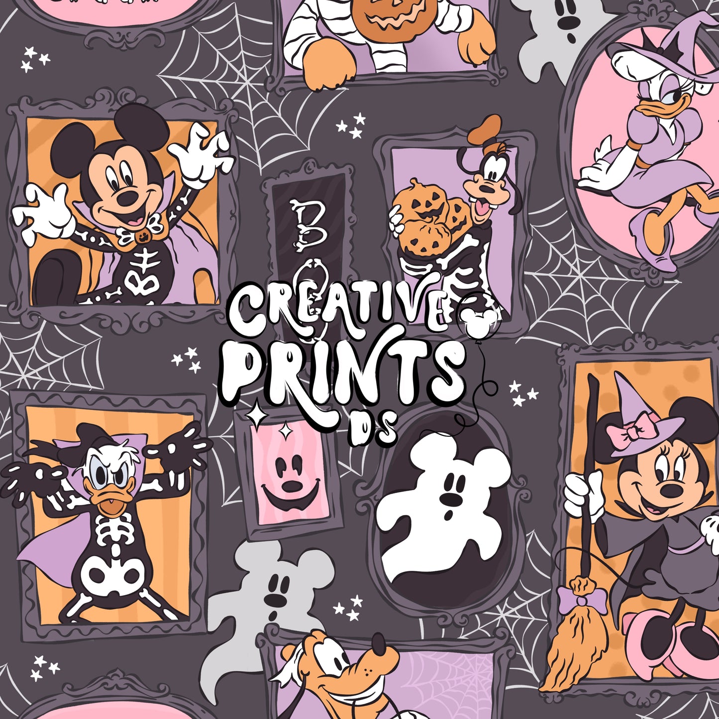 Magical Spooky Frames Seamless file