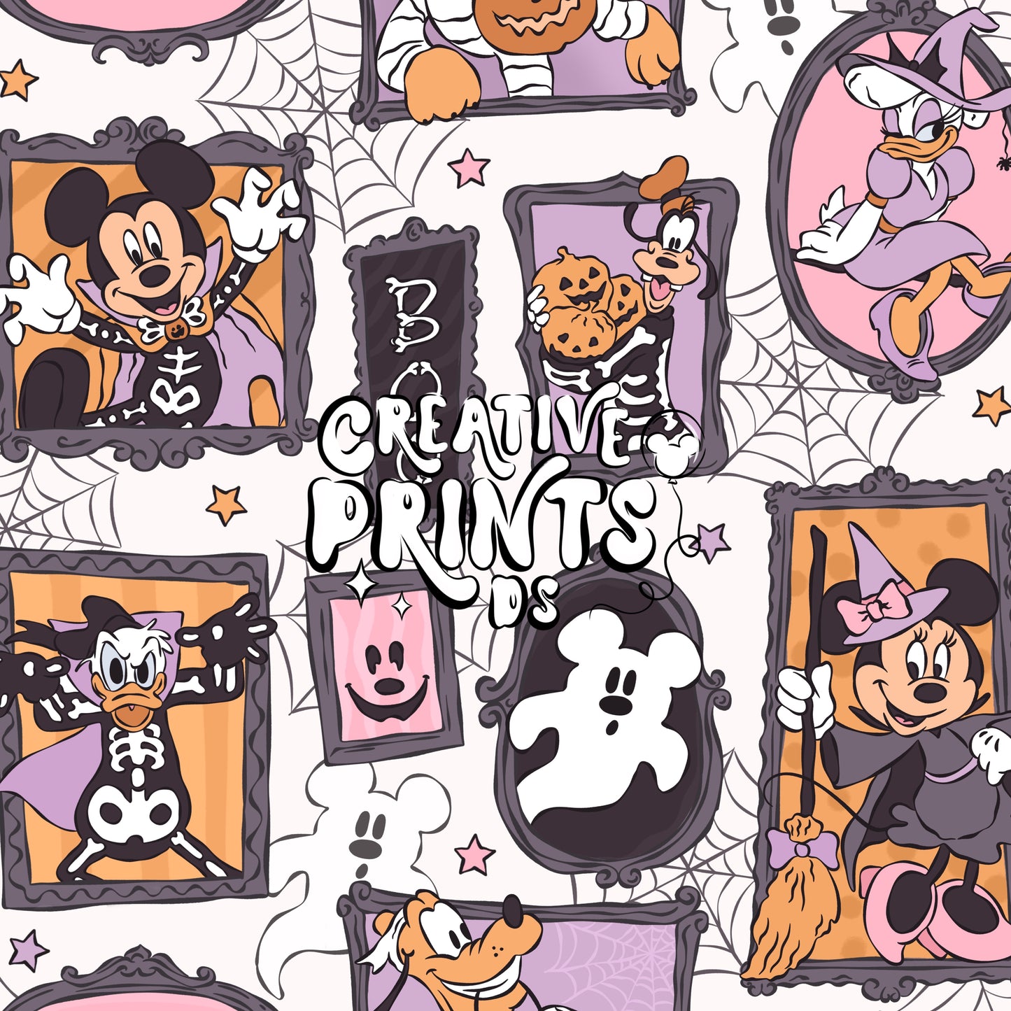 Magical Spooky Frames Seamless file