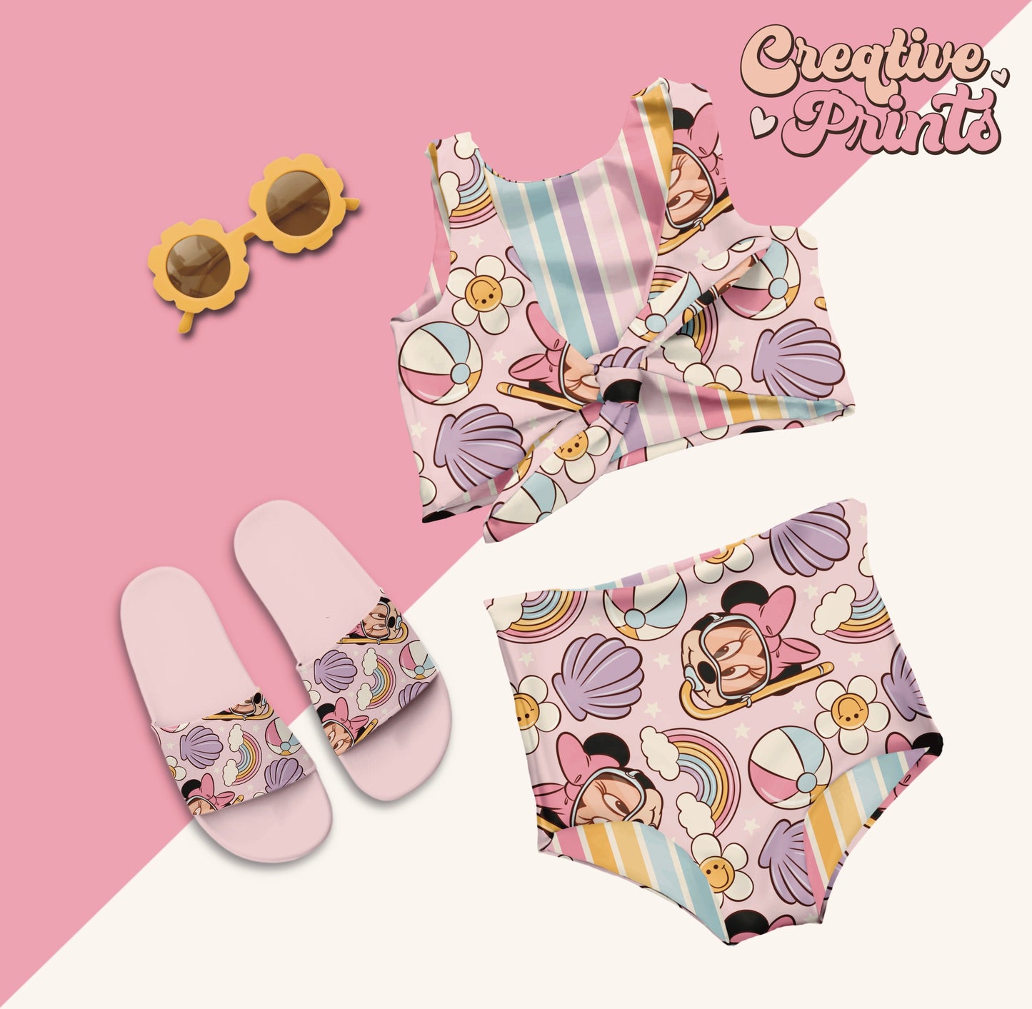 Pastel coordinate stripes seamless file