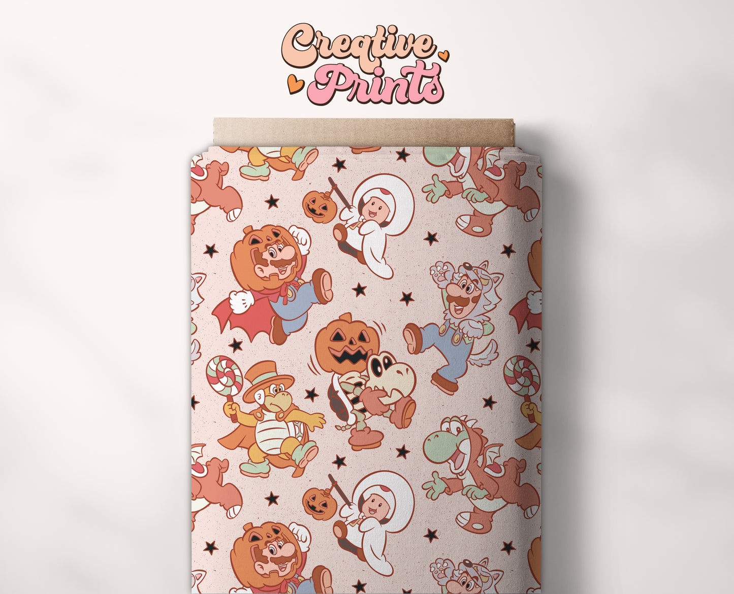 Halloween Mario & Friends Seamless file