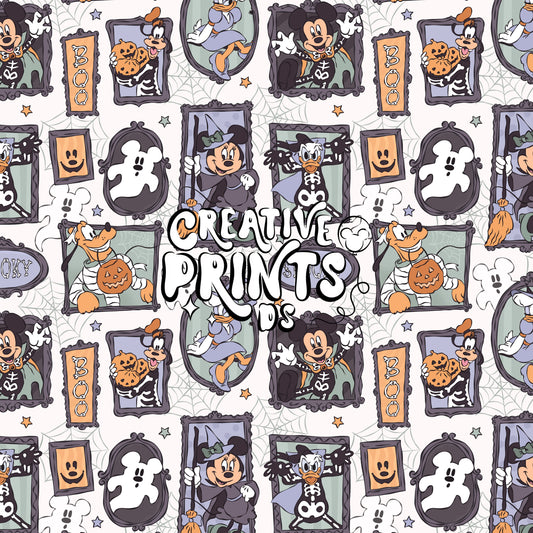 Magical Spooky Frames Seamless file