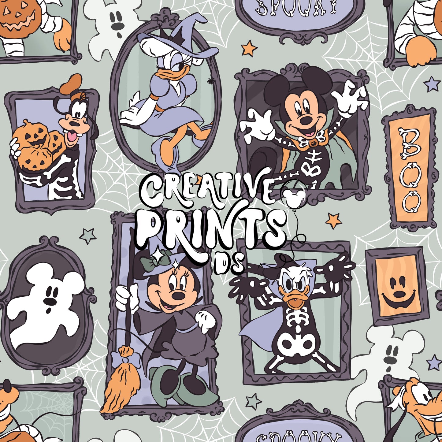 Magical Spooky Frames Seamless file