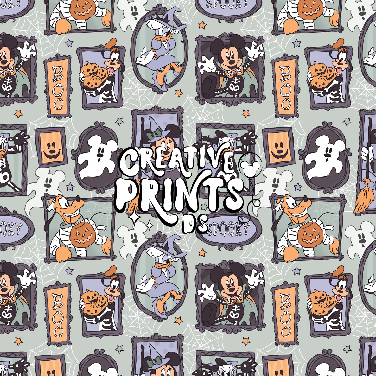 Magical Spooky Frames Seamless file