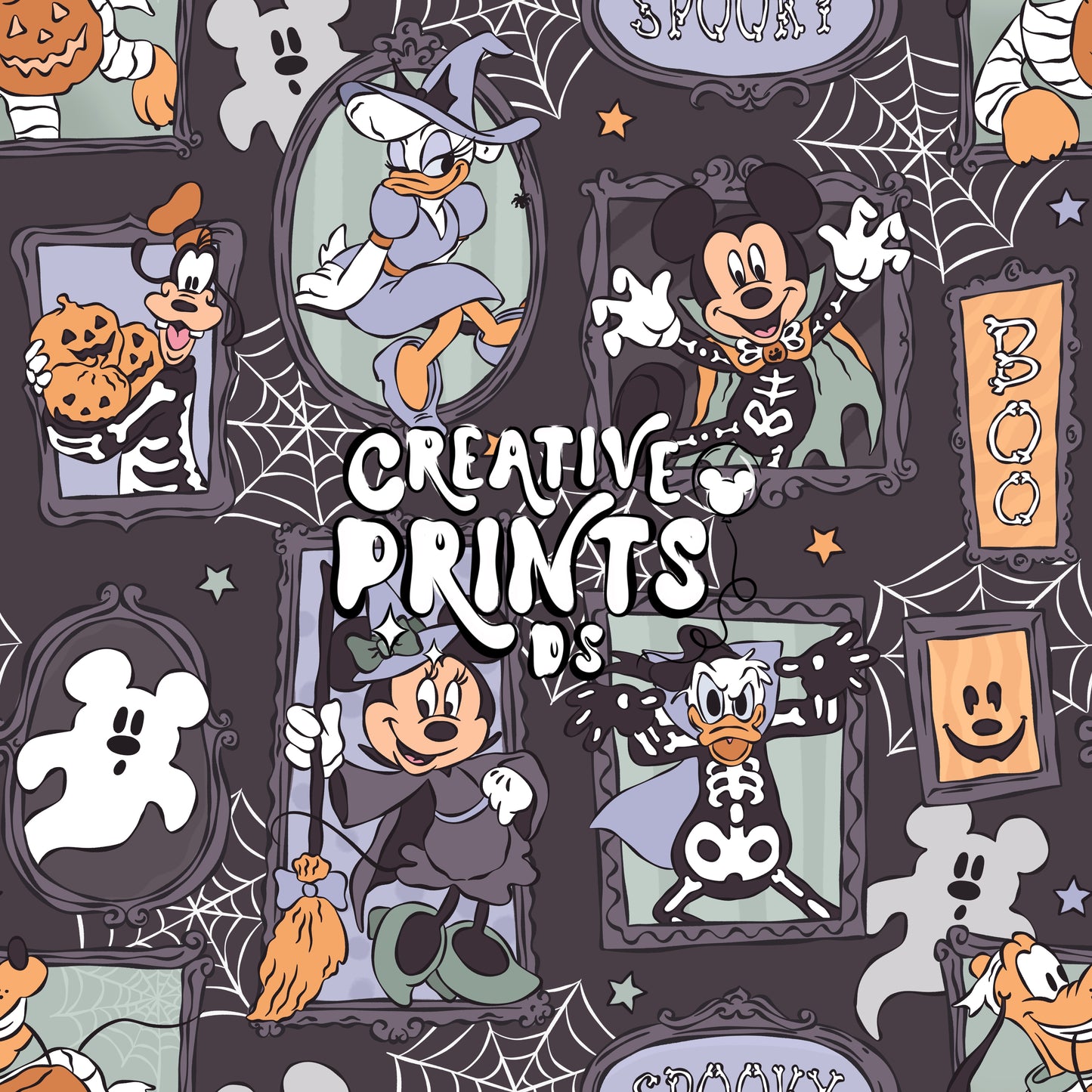 Magical Spooky Frames Seamless file