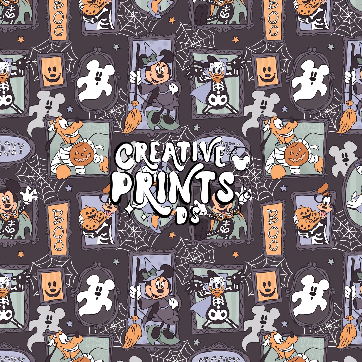 Magical Spooky Frames Seamless file