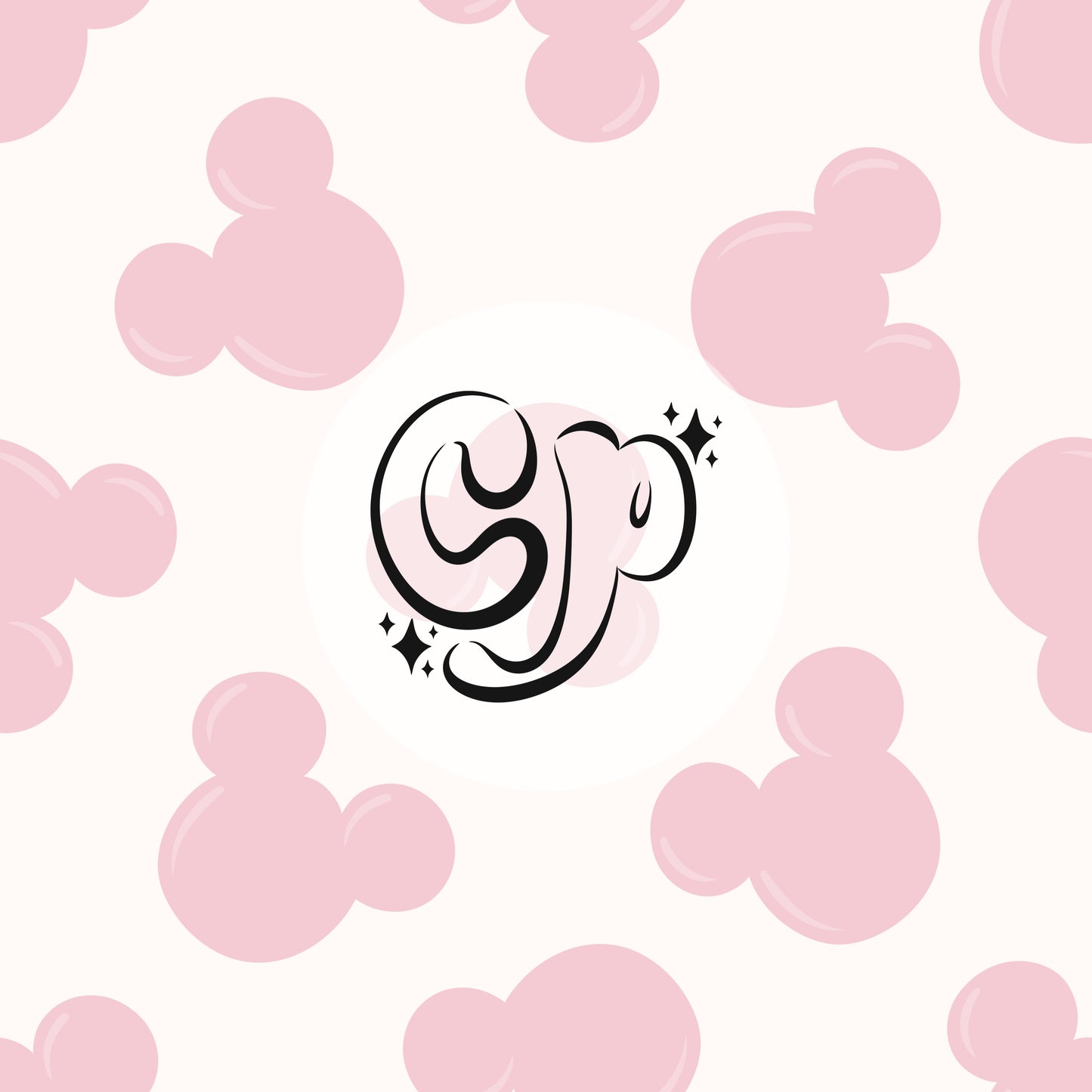 Vday Mouse Ears Balloons Seamless file