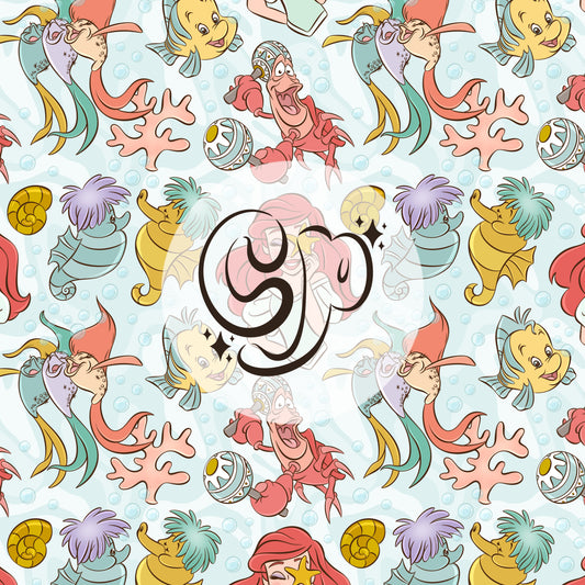 Little Mermaid Seamless file