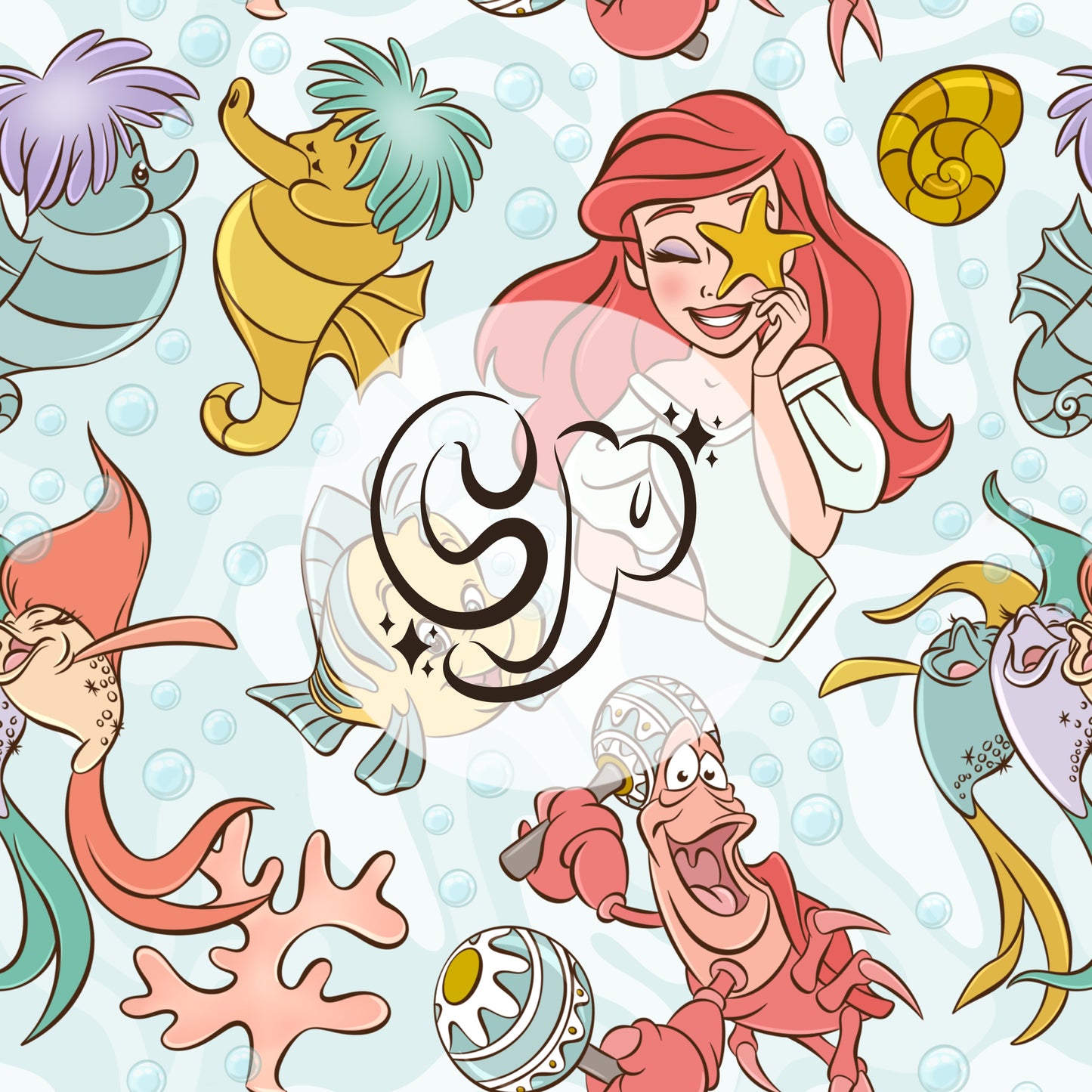 Little Mermaid Seamless file