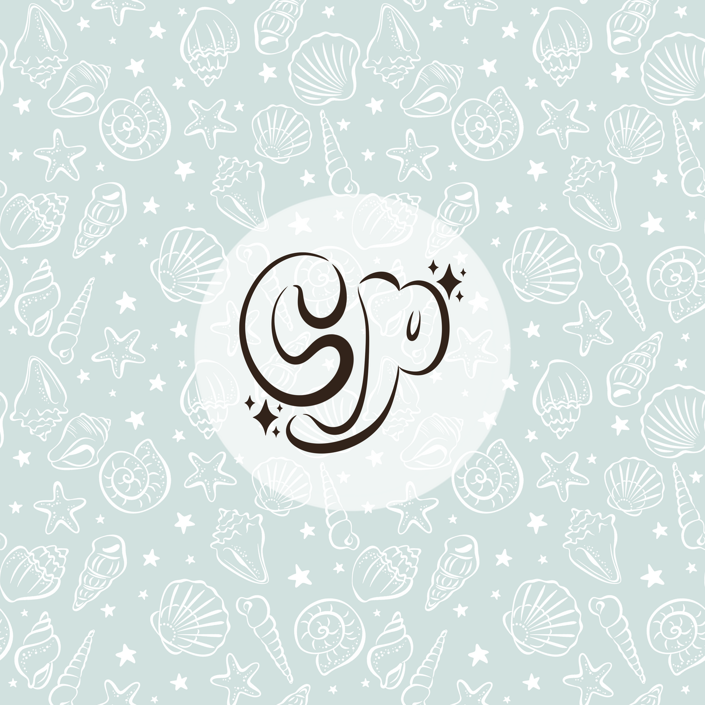 SeaShells Seamless files | Set of 2