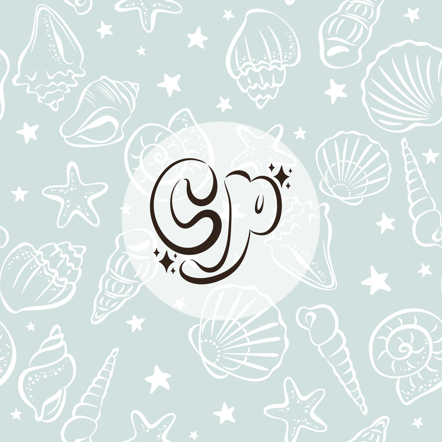 SeaShells Seamless files | Set of 2