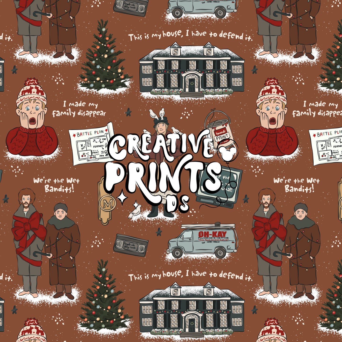 Classic Christmas Movie Seamless file