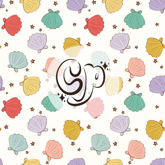 Seashells seamless file