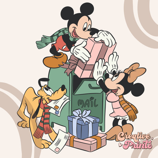 Christmas Mouse and Friends PNG