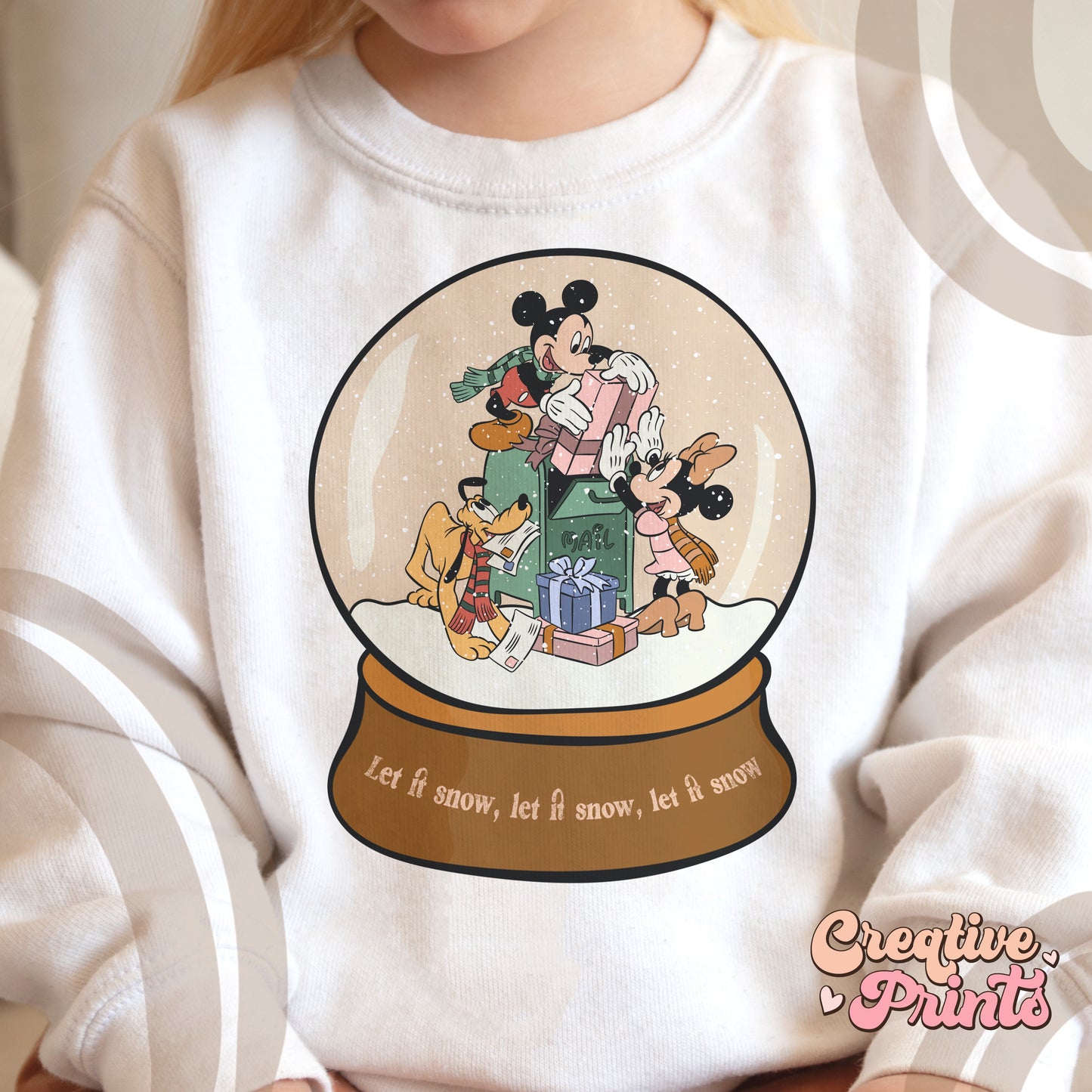 Christmas Mouse and Friends Snowglobe PNG