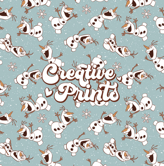 Magical snowman seamless file