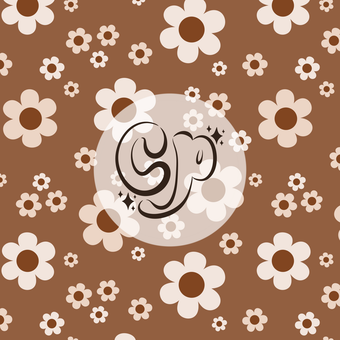 Boho Daisies Seamless file