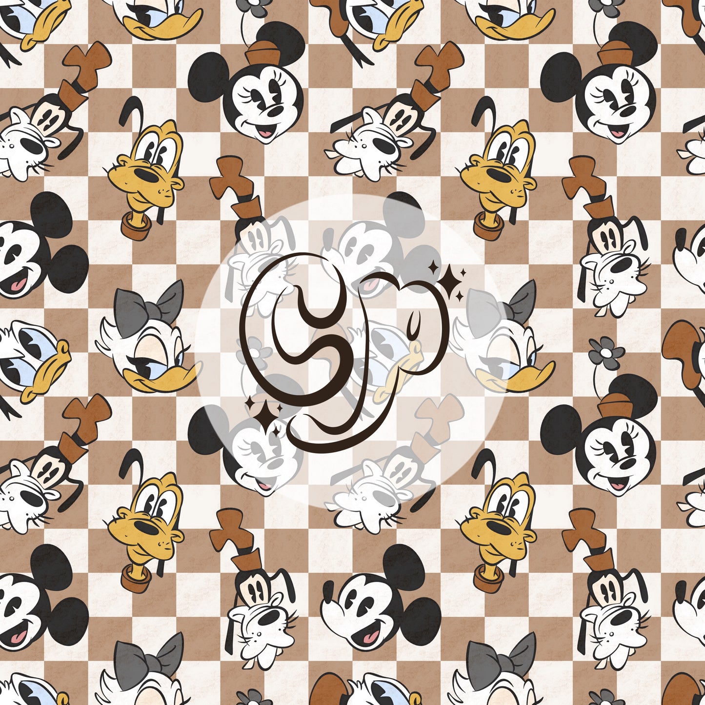 Vintage Mouse & Friends Seamless file