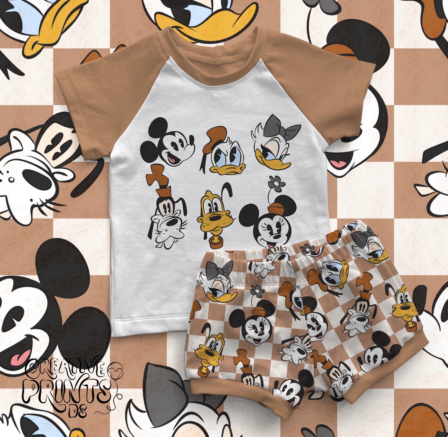 Vintage Mouse & Friends Seamless file