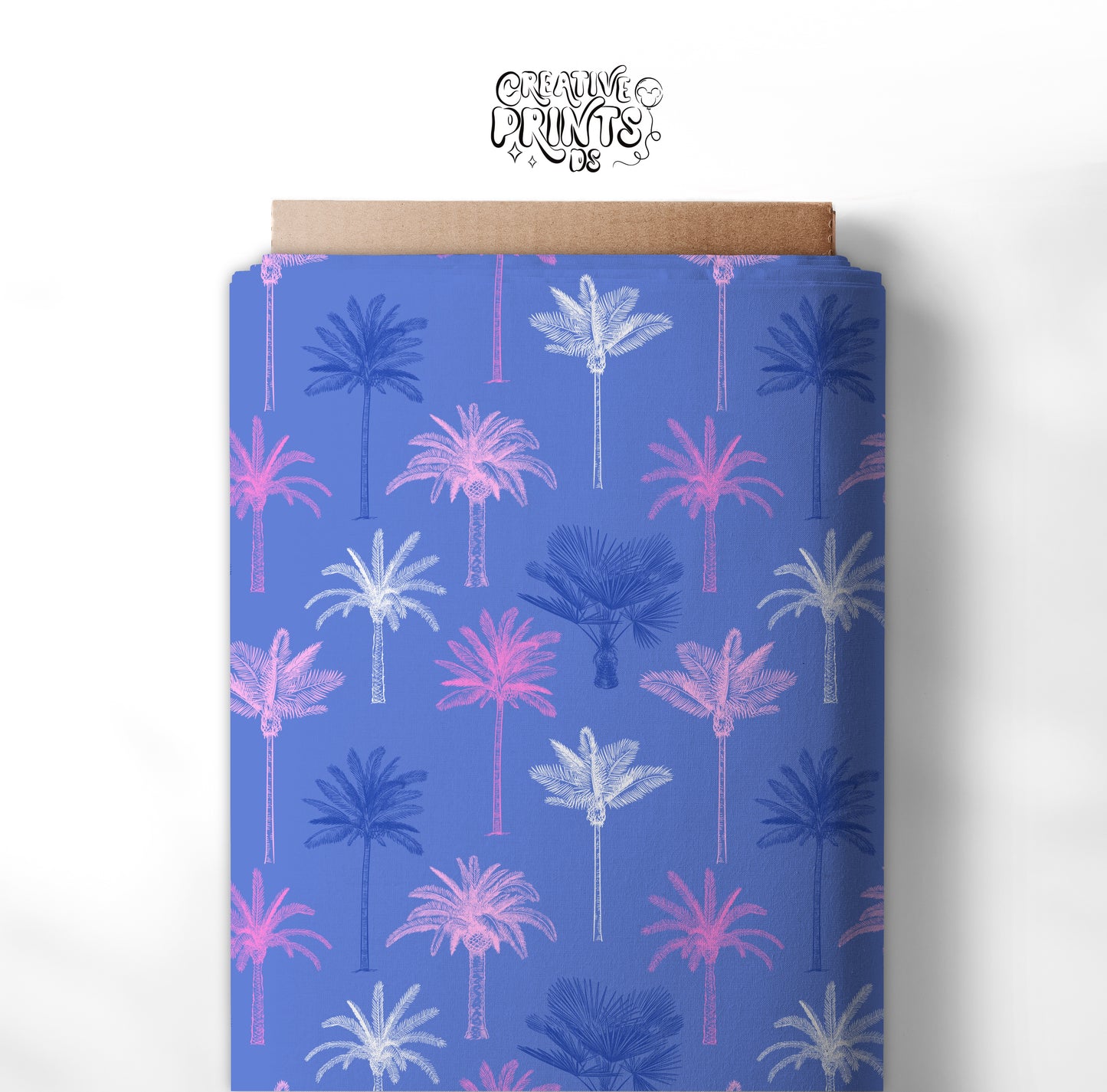 Summer Palm Trees Seamless pattern