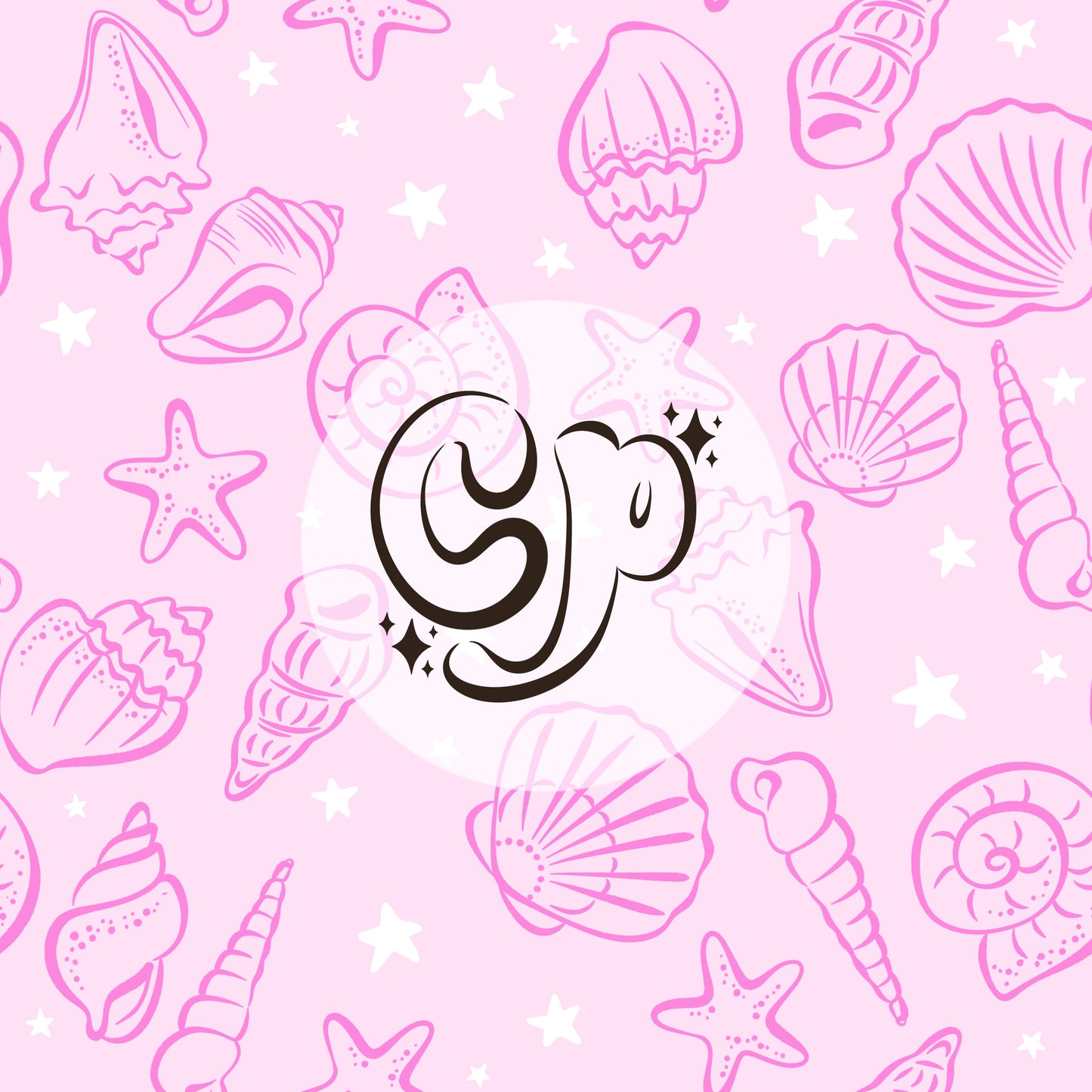 Seashells Seamless pattern