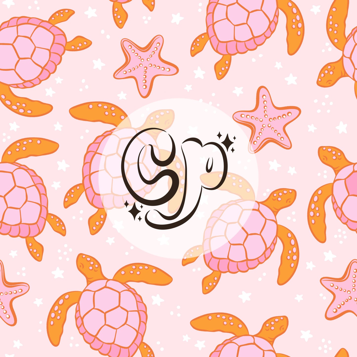Sea Turtles Seamless pattern