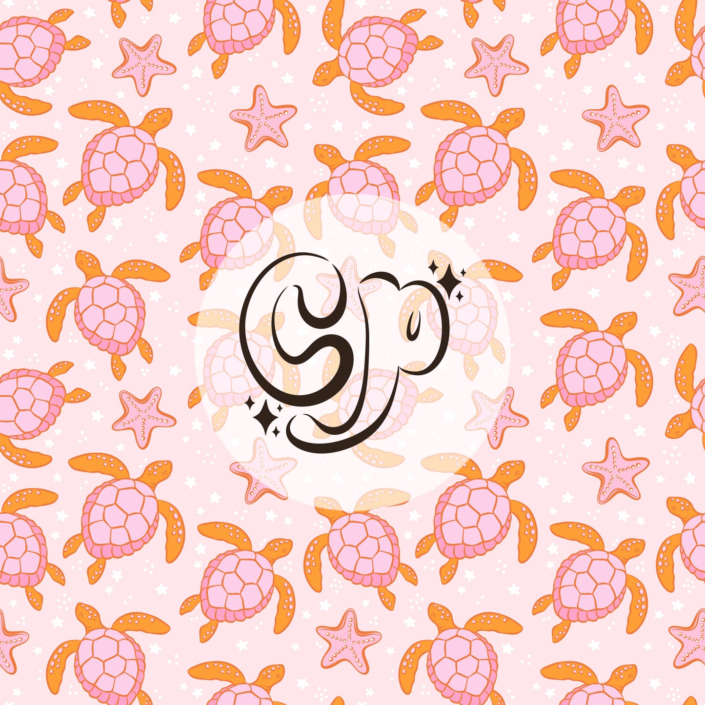 Sea Turtles Seamless pattern