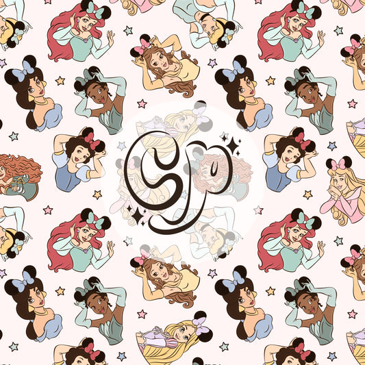 Mouse Princesses Seamless file