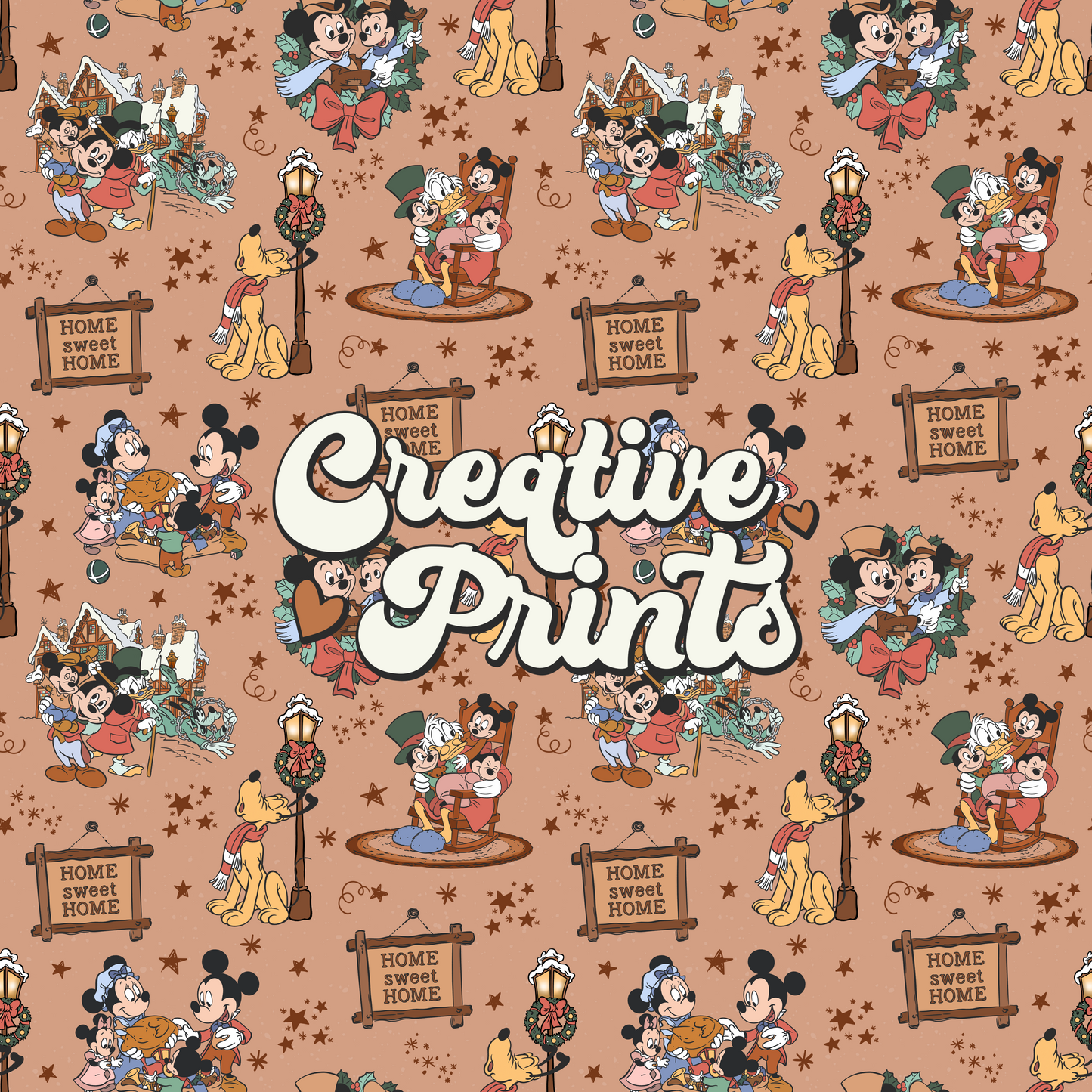 Mouse Christmas Carol Seamless file