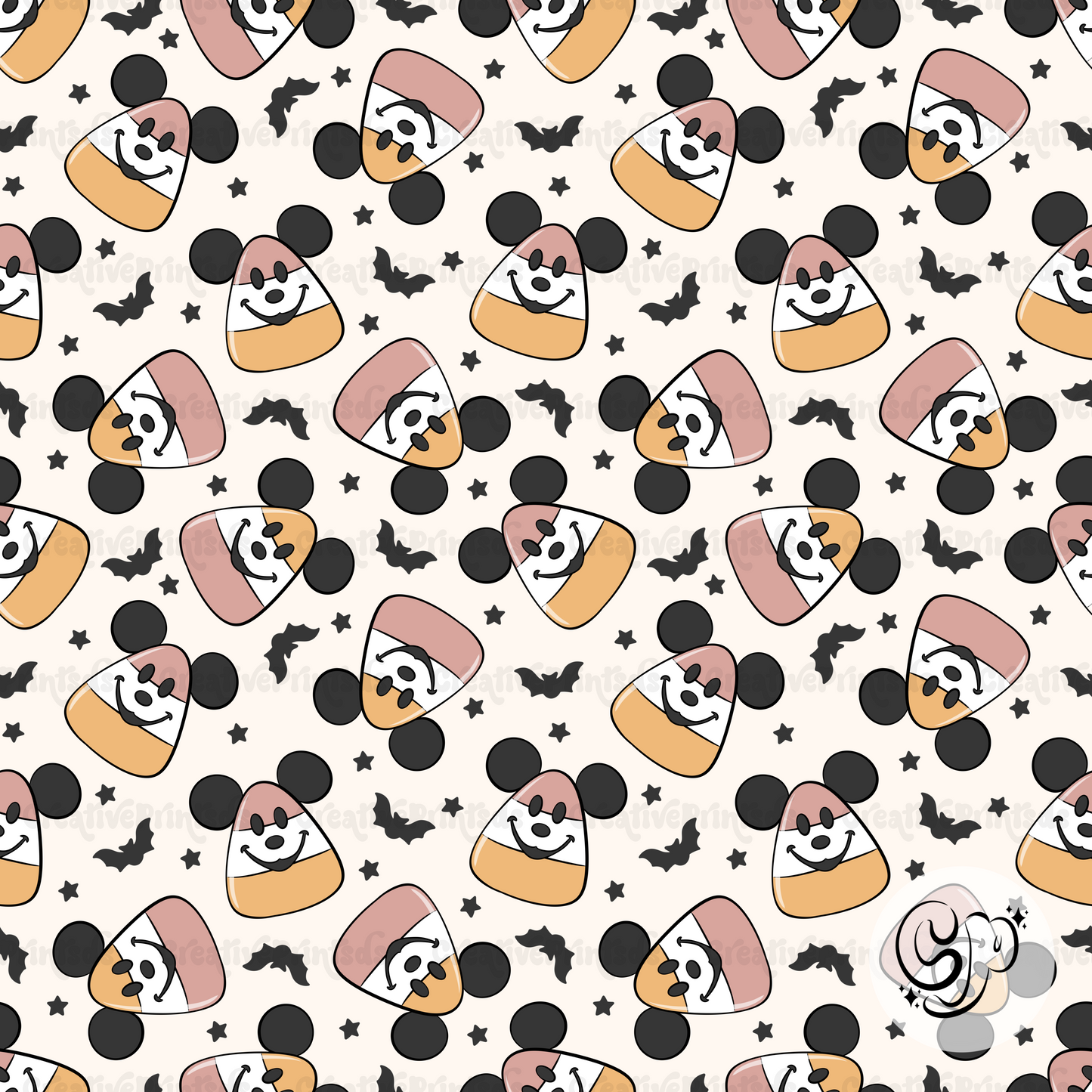 Mouse Sweet & Spooky Seamless file