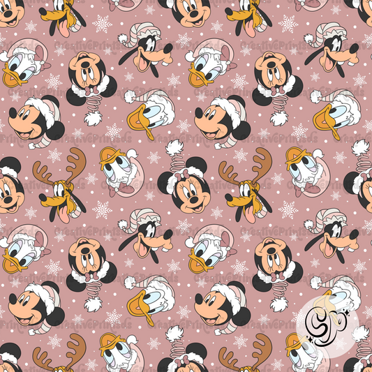 Christmas Mouse & Friends Seamless file