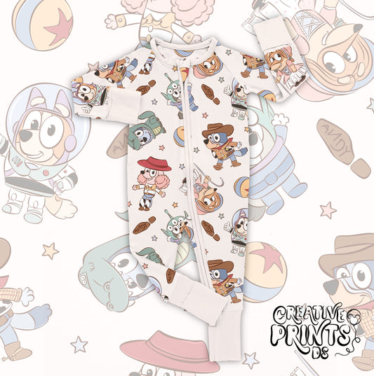 Blue & Story Mashup seamless file