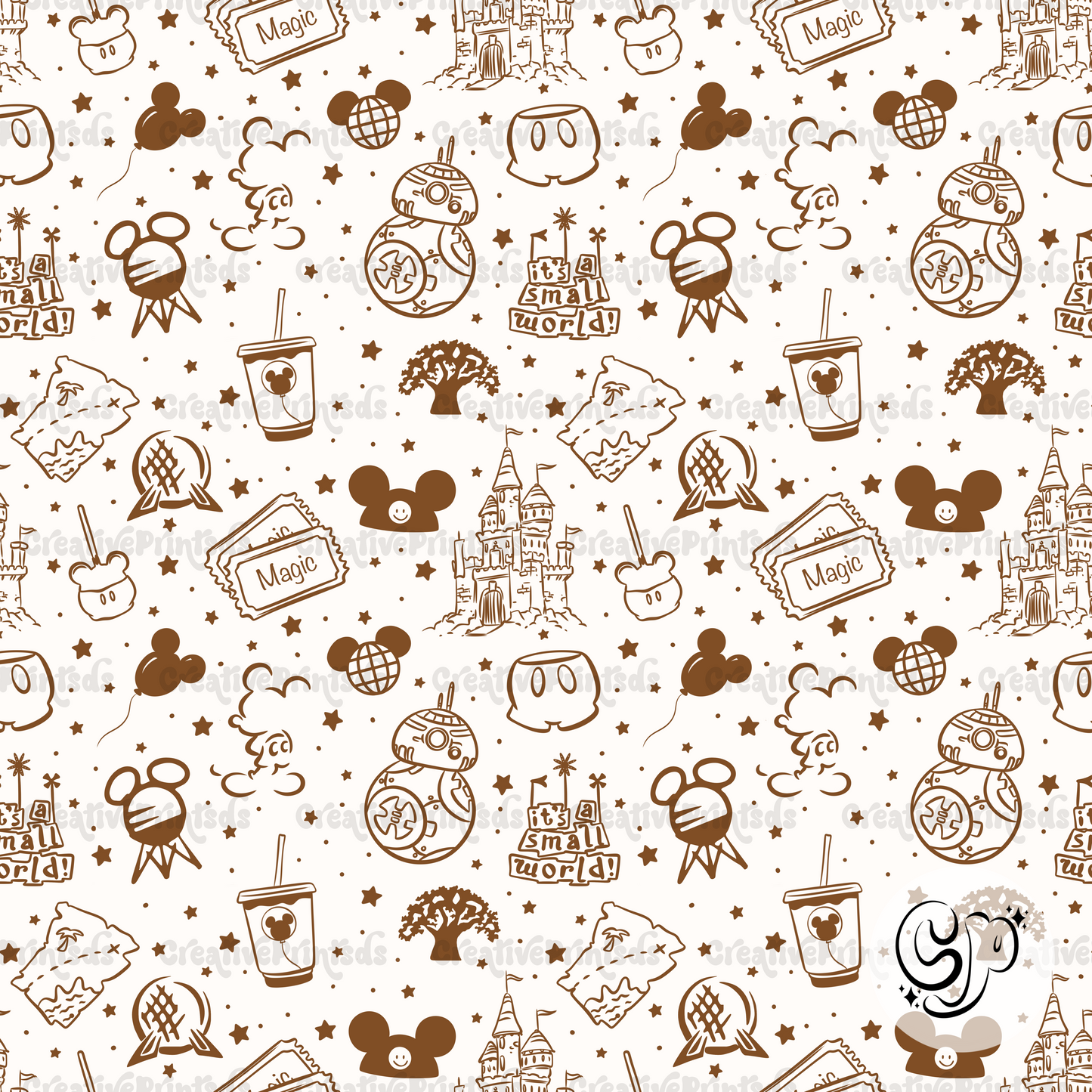 MagicLand Doodles Seamless file