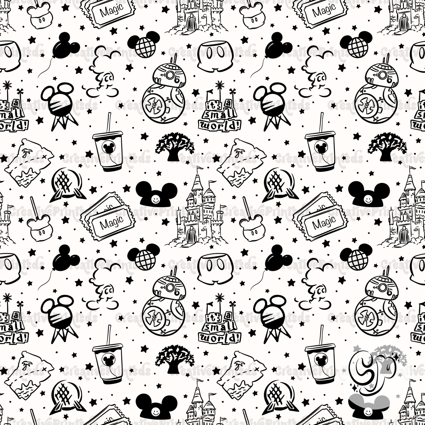 MagicLand Doodles Seamless file