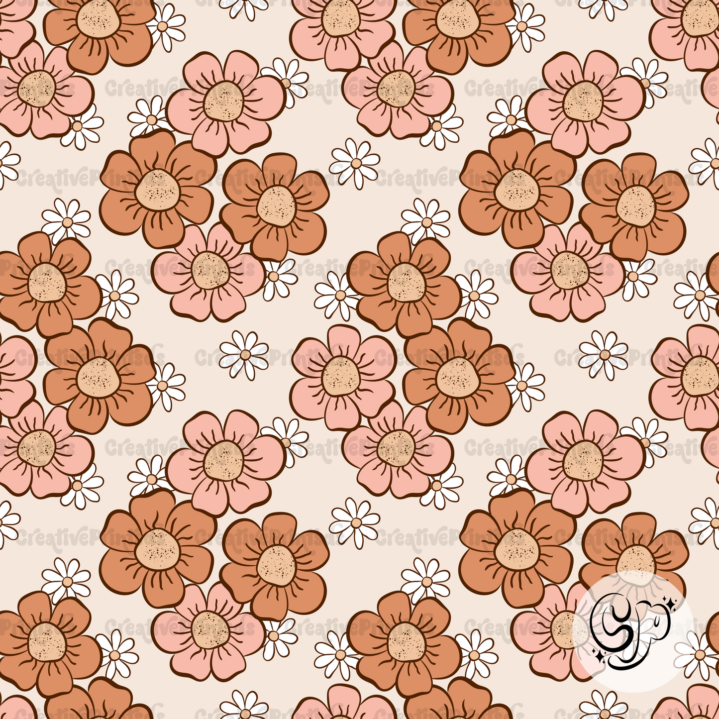 Fall Floral Seamless file