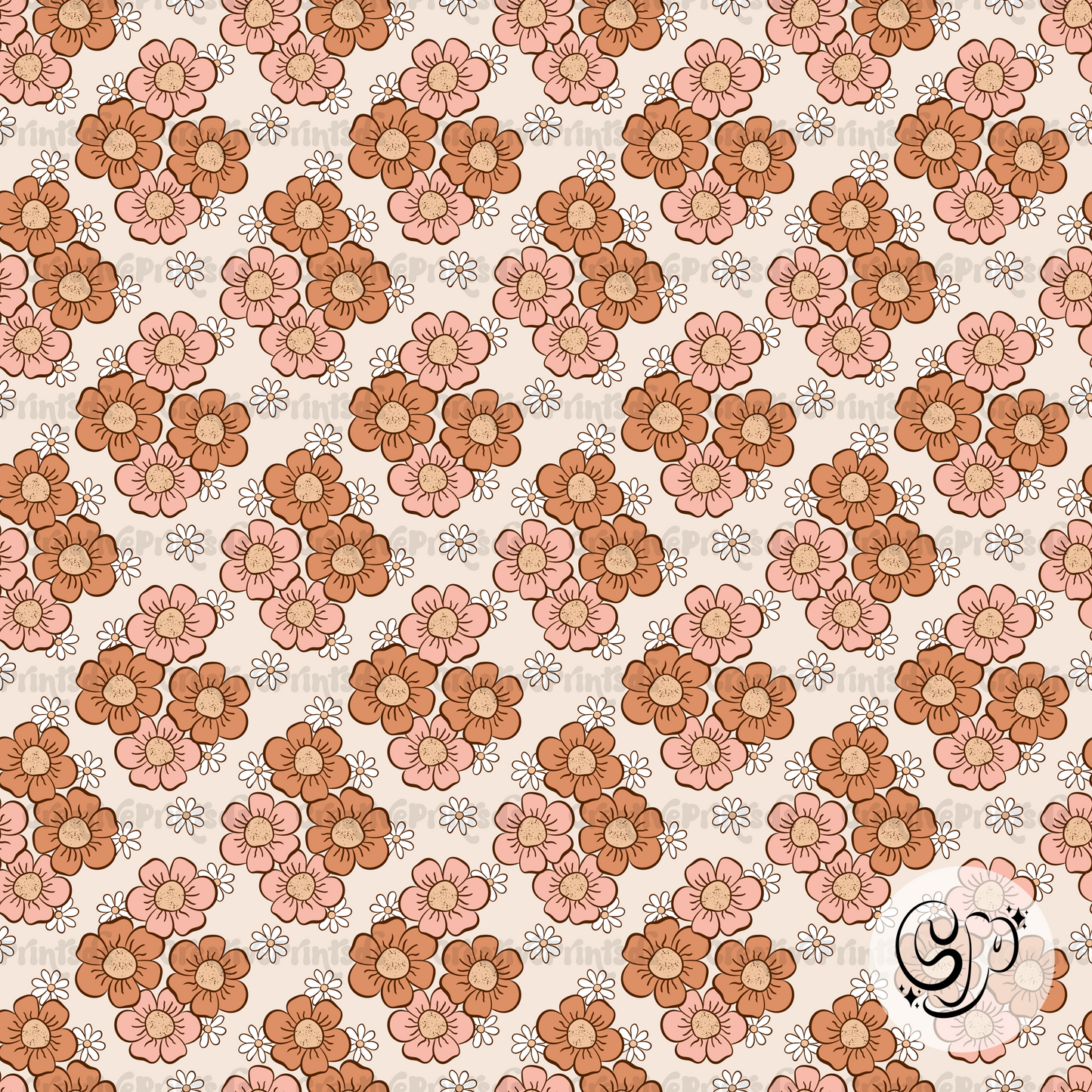 Fall Floral Seamless file