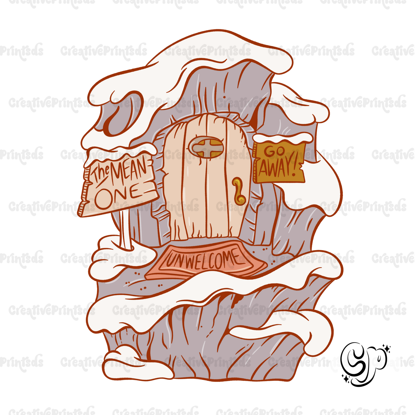 Christmas on Whoville Mean One Home PNG