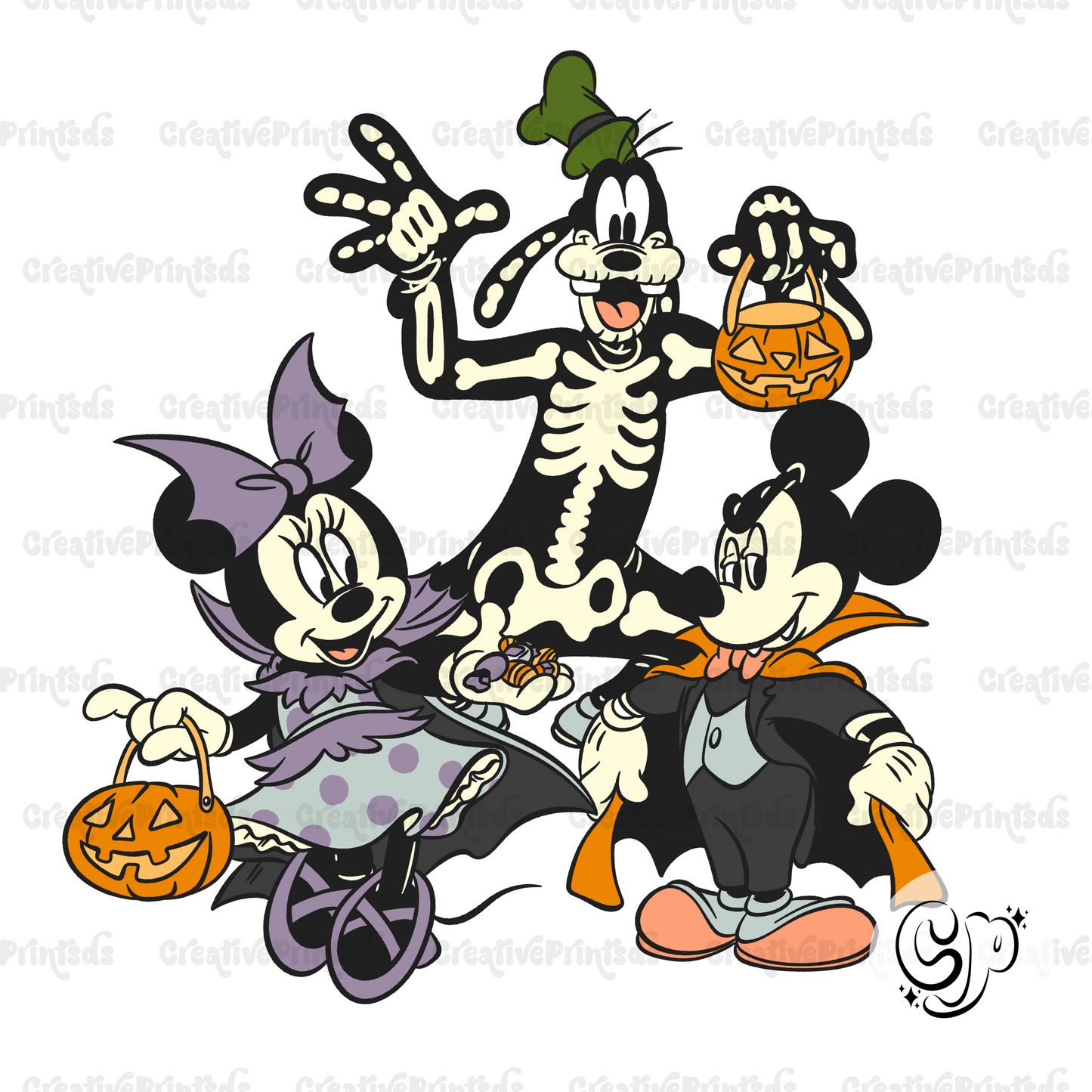 Spooky friends PNG