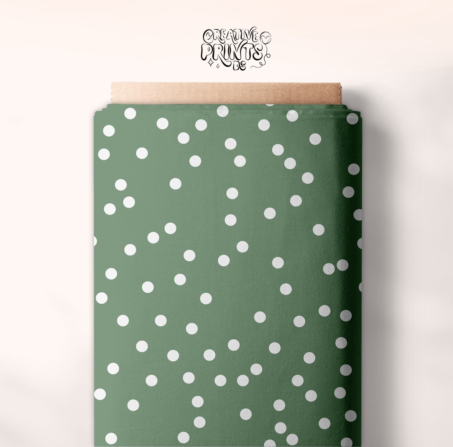 Green Polka Dots Seamless file